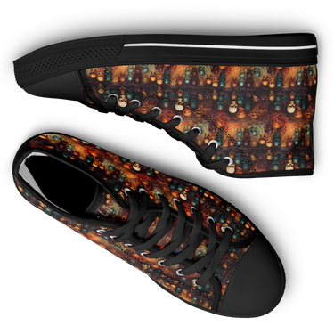 Chokefish™ Urban Peak Retro High Tops-Skulls-002
